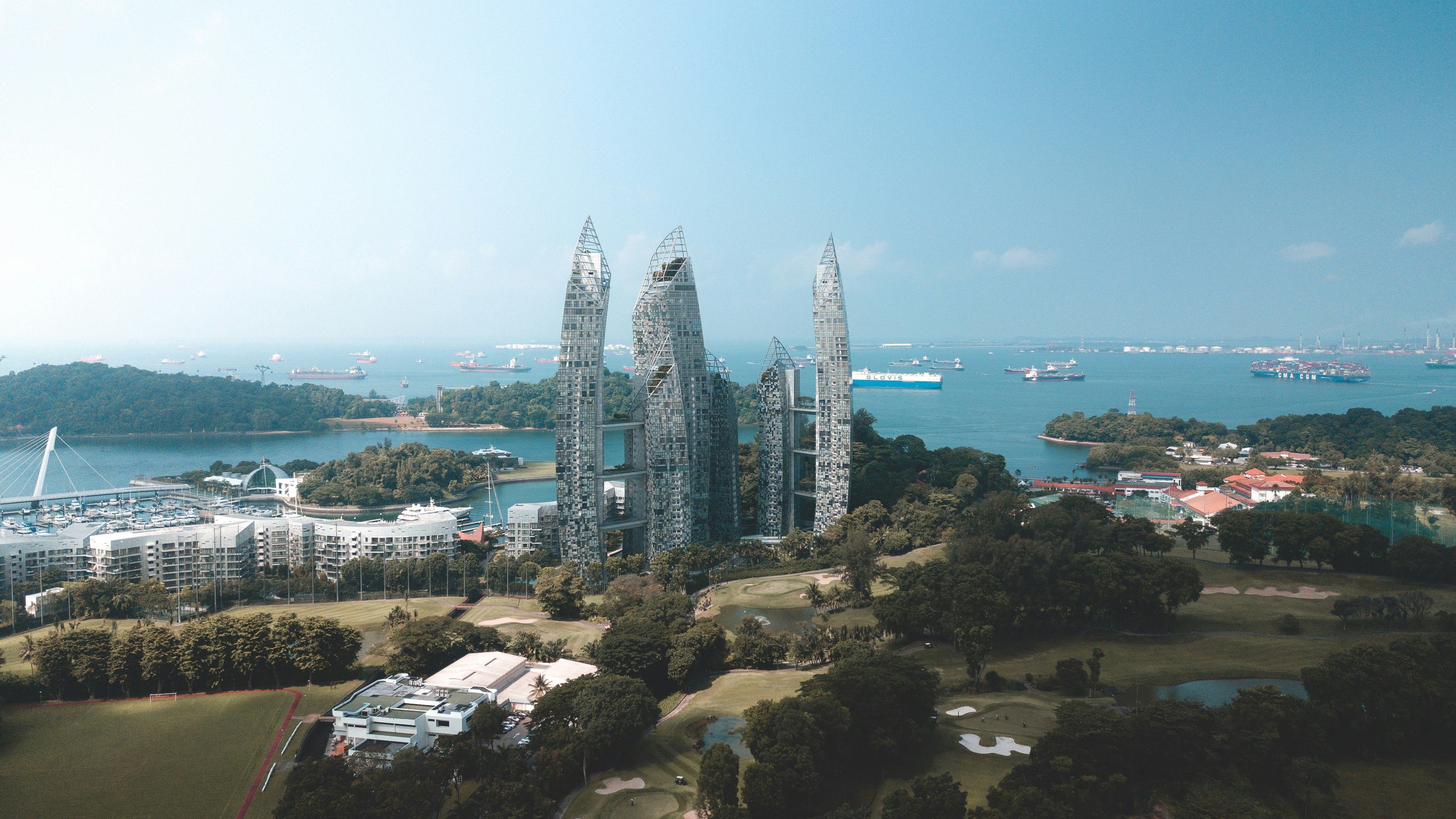 bird's-eye photography of high-rise building by day